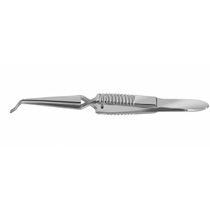 Pinzas Capsulorhexis Maumenee de Acero Inoxidable, Instrumento Quirúrgico Oftálmico de Precisión Reutilizable, Modelo S5-AB-1470 - Product Image 2