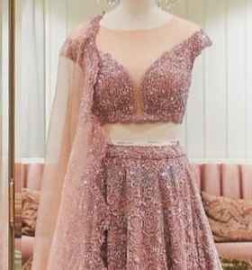 ชุดเดรสผ้าไหมพิมพ์ลายปักด้วยมือสไตล์อินเดียและปากีสถาน - Product Image 2