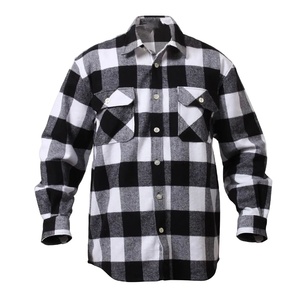 Chemise en flanelle à logo personnalisé pour hommes, top ventes, chemise en coton de haute qualité en coton avec manches longues et couleurs unies, saison d'automne - Product Image 1