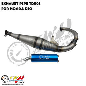 ท่อไอเสียรถจักรยานยนต์ TWH DIO TD001 สำหรับ Honda AF17 AF18 AF27 AF28 - Product Image 2