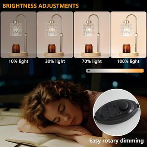 Scaldacera Elettrico Dorato per Cera Profumata, Decorazione Casa con Dimmer e Timer, Regalo per la Festa della Mamma/Compleanno/Natale - Product Image 6