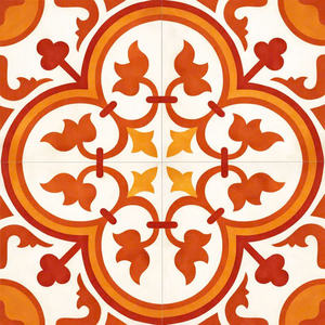 Carrelage en ciment encaustique - CTS 2.6 150x150mm Carrelage d'intérieur moderne pour villa Antidérapant ACCENTS & Bordures - Product Image 1