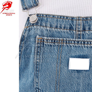 Overol de Mezclilla para Mujer, Mezcla de Algodón Premium, Diseño de Peto Ajustable, Cómodo y Relajado, Costuras Duraderas, Ropa Casual de Moda - Product Image 6