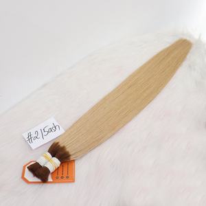 Cuticle Aligned Virgin Hair Bulk Human Hair Extensions Vietnamese Hair Supplier Color <b>Highlight</b> 2/5ash - Product Image 4