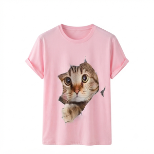 Custom <b>Men's</b> Unisex for Graphic Print White 100% Cotton T-Shirt Comfortable Casual Streetwear Regular Fit - Product Image 2