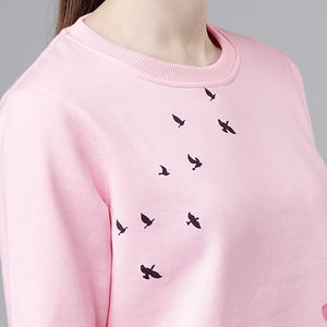 Sweat-shirts pour femmes, couleur unie, style décontracté, en vente en ligne à bas prix - Product Image 3