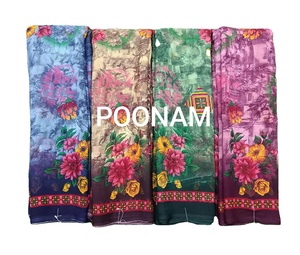 Sari clásico de georgette con blusa, sari tradicional elegante y ligero, proveedor mayorista de sari para exportación al por mayor - Product Image 5