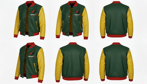 Veste décontractée pour homme, style universitaire, en mélange de coton, boutonnée, color block, légère, tendance streetwear, vente en gros - Product Image 4