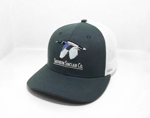 Crafted in Vietnam Supplier Customize 2D Embroidery Structured <b>White</b> Mesh Adult Trucker <b>Hat</b> Young Trendy Sporty Streetwear Style - Product Image 2