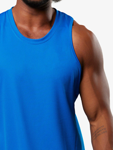 Débardeur de yoga sans manches pour homme de haute qualité, coupe ample, idéal pour la gym, le fitness et l'entraînement sportif - Product Image 4