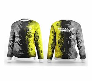 Sweat-shirt en polaire polyester de qualité supérieure pour hommes, sur mesure, vêtements d'hiver confortables, élégants, à motif uni, décontractés pour adultes - Product Image 1