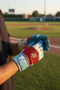 Guantes de Bateo de Béisbol Profesionales Personalizados al por Mayor, Ligeros, Duraderos, de Secado Rápido y Transpirables, Protección para Mano Derecha/Izquierda, Talla XXL - Product Image 2