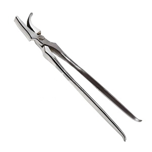 Pince à fer à cheval courbée pour le serrage des clous de fer à cheval, outils et fournitures de ferrage, équipement vétérinaire pour l'entretien des sabots - Product Image 2