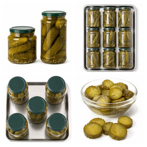 Made In Vietnam Special Offer Premium Quality Delicious Canned <b>Pickled</b> Cucumbers in Brine Packed in 20oz Can - Product Image 3