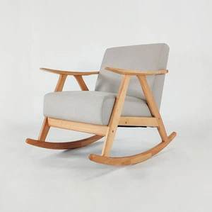 Silla Mecedora de Madera de Teca Sólida de Alta Calidad para Resorts, Muebles Comerciales para Hostelería, para el Desarrollo de Villas de Lujo - Product Image 4