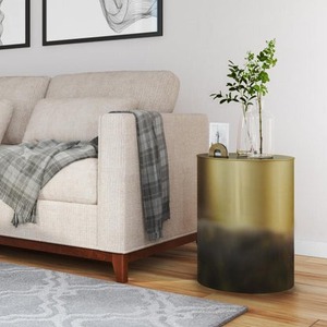 Sienna Modern Copper Black Ombre Metal Coffee <b>Table</b> Contemporary Living Room Furniture Decorative <b>End</b> <b>Table</b> - Product Image 5