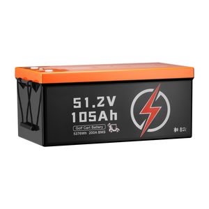 Batteria al Litio 48V 105Ah per Golf Cart, Batteria 48 Volt con BMS 200A, Monitor LCD e App Mobile, Pacco Batteria LiFePO4 - Product Image 5