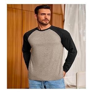 T-shirts pour hommes de haute qualité, luxueux, élégants, à col rond, décontractés, à manches longues, fabriqués au Bangladesh. - Product Image 4