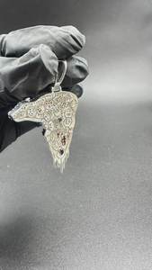 Colgante de diseño de camaleón o lagarto, colgante de plata 925 con incrustaciones de circonitas, colgante personalizado de hip hop, colgante de moda con diseño de animal para hombre. - Product Image 5