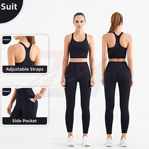 Ensemble de sport d'été débardeur et short pour entraînement, gym, fitness et yoga 87% Nylon 13% Spandex - Product Image 4