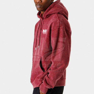 Breathable Men Acid Wash Hoodies Built With Cotton Blended Fabric Offering Soft Feel Comfortable Outdoor And Casual Everyday Use - Product Image 4