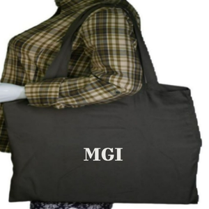 100% Organic Cotton Tote Bag Custom Logo Large Capacity Eco-Friendly Reusable Blank <b>Canvas</b> for Supermarket Shopping Letter Style - Product Image 4