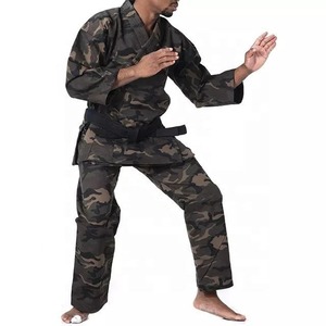ODM Karate Gi Set Camouflaged Print Lightweight Durable <b>Stitch</b> Comfortable Wear Karate Uniform - Product Image 1