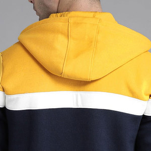 Sudadera con capucha de lana de algodón multitono ajustada para hombre con cremallera sudaderas con capucha de calidad suave fabricante de chaqueta con capucha con cremallera teñida lisa - Product Image 5