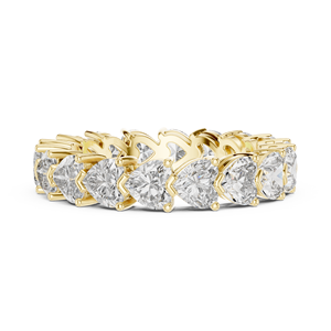 Bague de luxe en forme de cœur avec diamant de laboratoire, élégante pour femme, bijoux de mariage et de fiançailles, fournisseur OEM en gros - Product Image 5