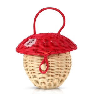 Great choice kids handbag made by hand natural rattan toddler <b>toy</b> <b>basket</b> <b>storage</b> container <b>baskets</b> - Product Image 3