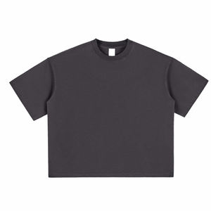 Almitaf 2026 Oversized Custom Design Fashion Men's <b>T</b>-<b>Shirt</b> Front Logo Breathable <b>Polyester</b>/Cotton Casual Jersey OEM O-Neck 340g - Product Image 4
