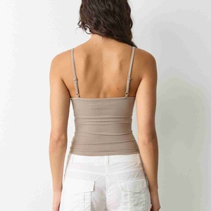 Débardeur Camisole Sportif Femme 100% Coton à Logo Frontal, Coupe Slim, Sans Manches, Respirant, Idéal Été - Product Image 2