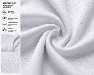 OEM Custom Team Basketball Uniforms-100% Polyester Quick Dry Breathable V-Neck Sleeveless Elastic Waist Digital Printed Custom - Product Image 3