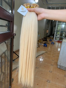 ผมต่อเคราตินแท้ 100% สำหรับผมตรงแบบ Bone Straight ขนาด 22 นิ้ว สี 613/60 น้ำหนัก 100 กรัม - Product Image 4