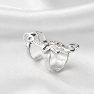 Anillo de latón hecho a mano para artritis, ajustable, tipo férula para nudillos - Product Image 3