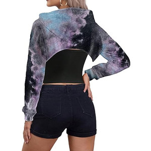Sudaderas con Capucha Cortas de Diseño Personalizado para Invierno, con Logotipo Frontal, Alta Calidad, Transpirables, Anti-Pilling, Precio Económico para Mujer - Product Image 5
