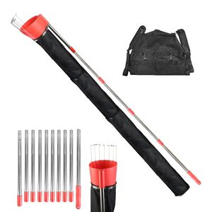 Asta Raccoglifrutta Rinforzata da 4,10 m con Sacco di Raccolta, Cesto e Imbuto per la Raccolta di Frutta ad Alta Portata - Product Image 6