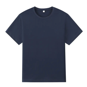 เสื้อยืดคอกลมเข้ารูปมีสไตล์สำหรับผู้ชายเป็นมิตรกับสิ่งแวดล้อมป้องกันรอยยับสบายระบายอากาศได้ดีแห้งเร็วถักแขนสั้น220g - Product Image 5