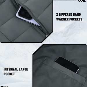 Premium Men's Hooded Puffer <b>Jacket</b> Lightweight Quilted Warm Outerwear Front Logo Outdoor Cold Weather Travel Wear winter <b>jacket</b> - Product Image 4