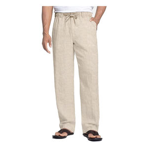 Pantalones de Lino Sueltos, Ligeros, Impermeables, de Secado Rápido, Antiarrugas, de Diseño Moderno, con el Más Alto Estándar de Calidad Superior - Product Image 1