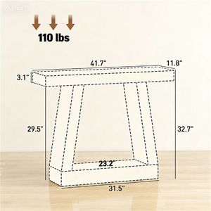 Main Console <b>Table</b> for Corridor Entrance or Sofa Use - Product Image 6