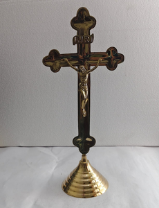 Estatua de la Cruz de Jesucristo, Crucifijo Cristiano Religioso, Figura de Latón Decorativa para el Hogar, Iglesia, Altar, Exterior, Ecológica, para Colgar - Product Image 5