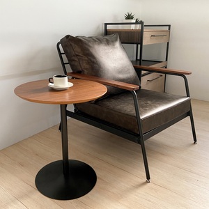 Table d'appoint ronde en bois moderne pour la maison pour les meubles de chambre à coucher et de salon - Product Image 5