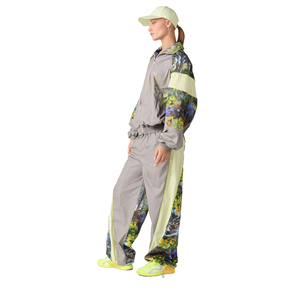 Conjunto Deportivo para Mujer, Chaqueta con Capucha y Pantalones Anchos, Estampado en las Mangas, Ropa Deportiva - Product Image 2