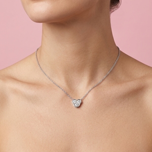 Elegant 1.0 Ct Lab Grown Diamond Bezel Set <b>Pendant</b> in <b>Solid</b> <b>Gold</b> Sparkling Jewelry Gift for Women Wholesale OEM - Product Image 3