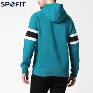 Sweat à capuche unisexe premium 400 g/m² épais, vierge, à manches raglan, coupe ample, en polaire, personnalisable - Product Image 3