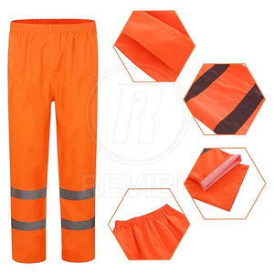 Trending Style Men's Nylon <b>Waterproof</b> Safety <b>Trouser</b> Hi Visibility Workwear Durable Stitching Comfortable Industrial Customized - Product Image 5