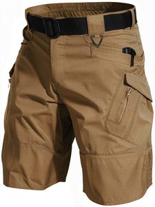 Pantalones cortos tácticos para senderismo y trabajo con múltiples bolsillos, color marrón claro, para hombre, fotografía de la naturaleza, pantalones cortos para hombre - Product Image 1