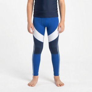 Pantalones de Compresión para Niños con Bloques de Color, Ajustados, de Spandex y Nailon Elástico, para Artes Marciales, Estilo Infantil - Product Image 6