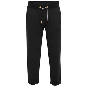 Custom Men's Black Sweatpants Loose Fit Open Hem Fleece <b>Trousers</b> <b>Elastic</b> <b>Waist</b> Drawstring Casual Straight Leg Pants for Men - Product Image 2